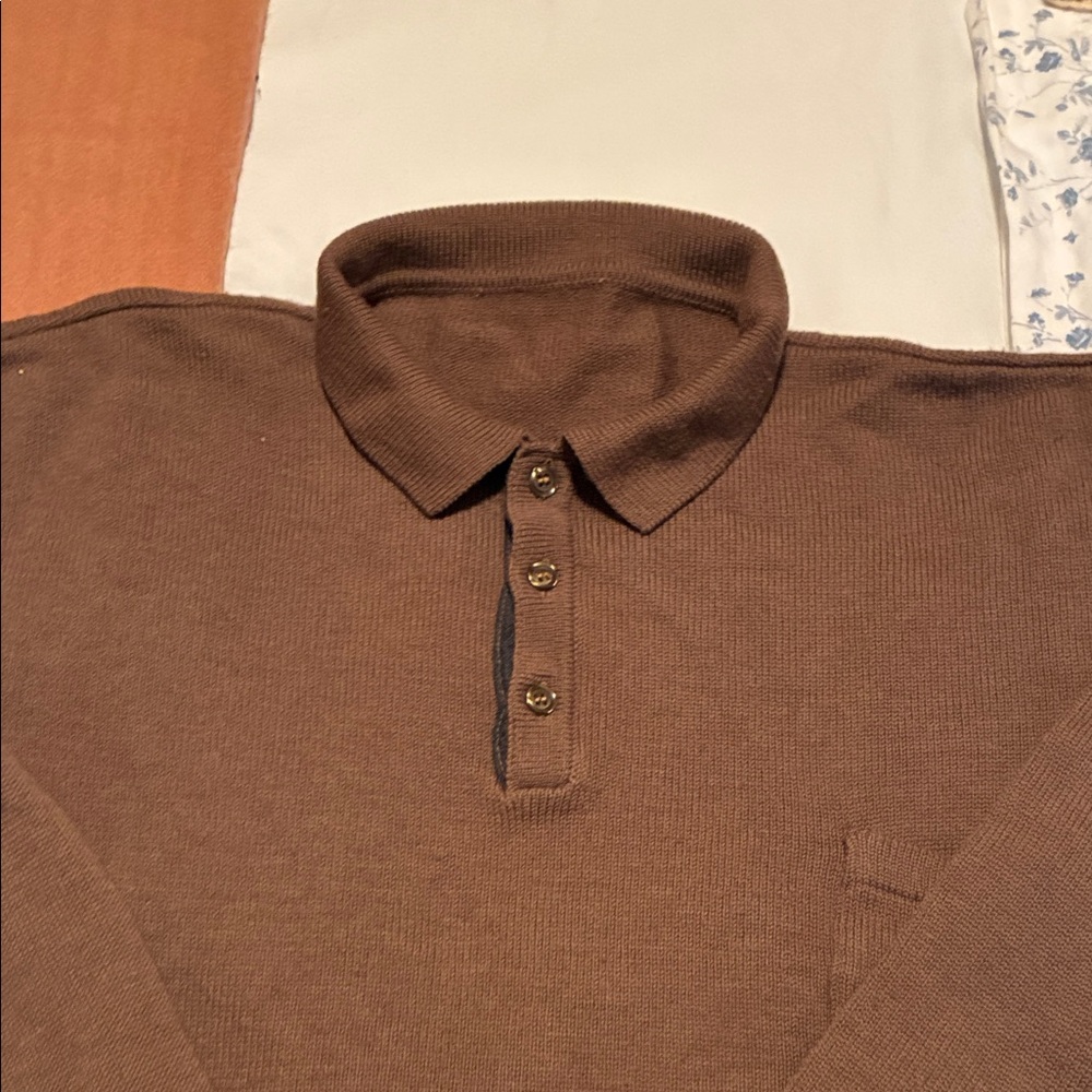 Men's Brown Italian sweater